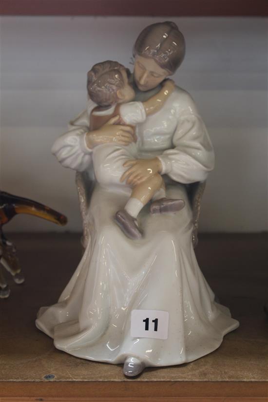 Bing & Grondahl porcelain group, Mother Love (no. 1552)